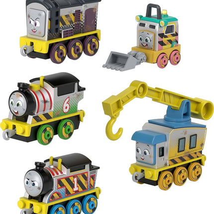Thomas & Friends Construction Crew Set with 5 Push-Along Engines