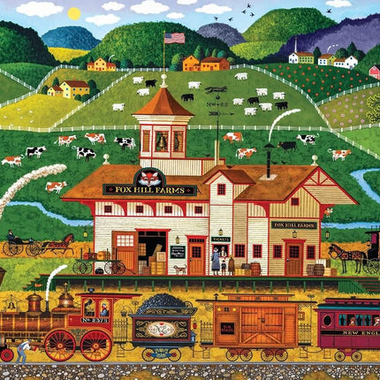 Buffalo Games - Charles Wysocki - Fox Hill Farms - 1000 Piece Jigsaw Puzzle
