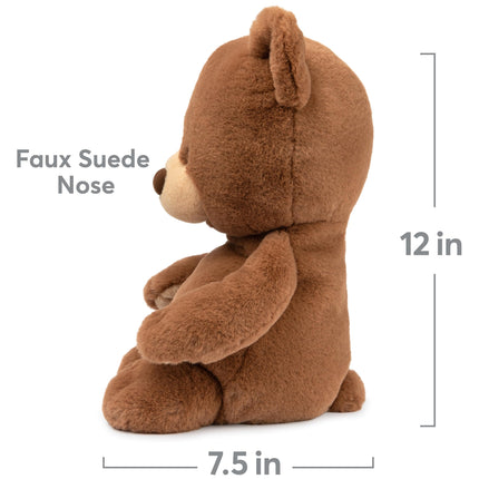 GUND Oso de peluche Knox, animal de peluche prémium para mayores de 1 año, marrón/crema, 30,48 cm
