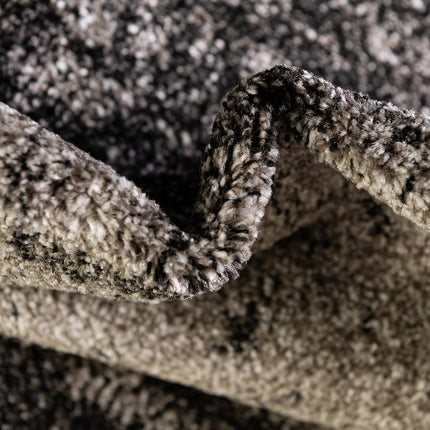 Alfombra Unique Loom Del Mar Collection - Lucille (Corredor de 2' 0" x 6' 0", Gris Oscuro/Marfil)