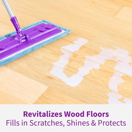 Rejuvenate Professional Wood Floor Restorer and Polish with Durable Finish Non-Toxic Easy Mop On Application Satin Finish 32oz