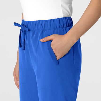 WonderWink Womens Renew Women's Jogger Scrub Pant, Royal, XXX-Large Petite