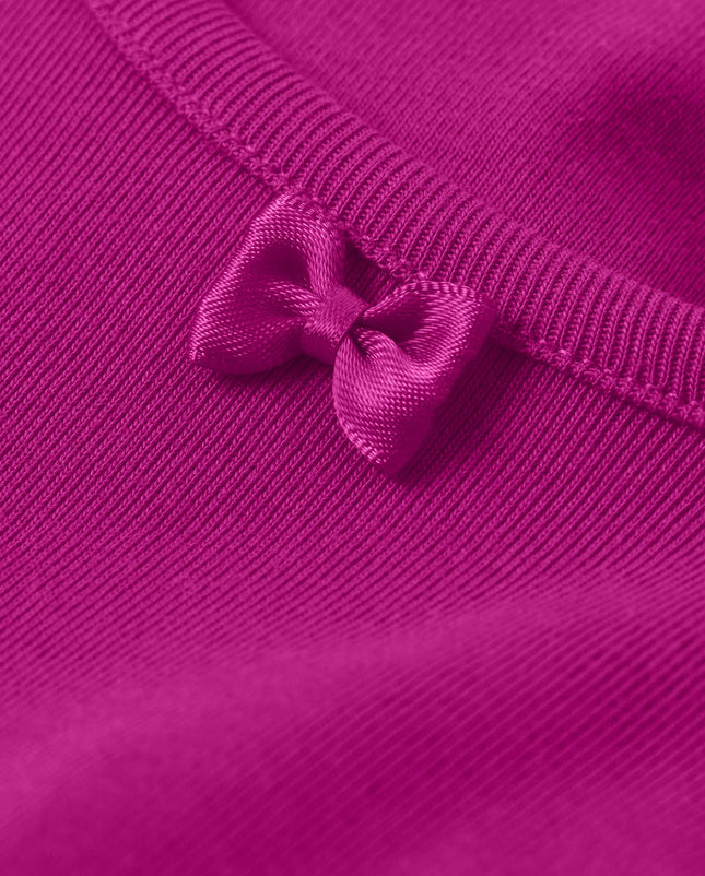 Gymboree Girls and Toddler Long Sleeve Basic Layering Shirt, Magic Magenta, 6