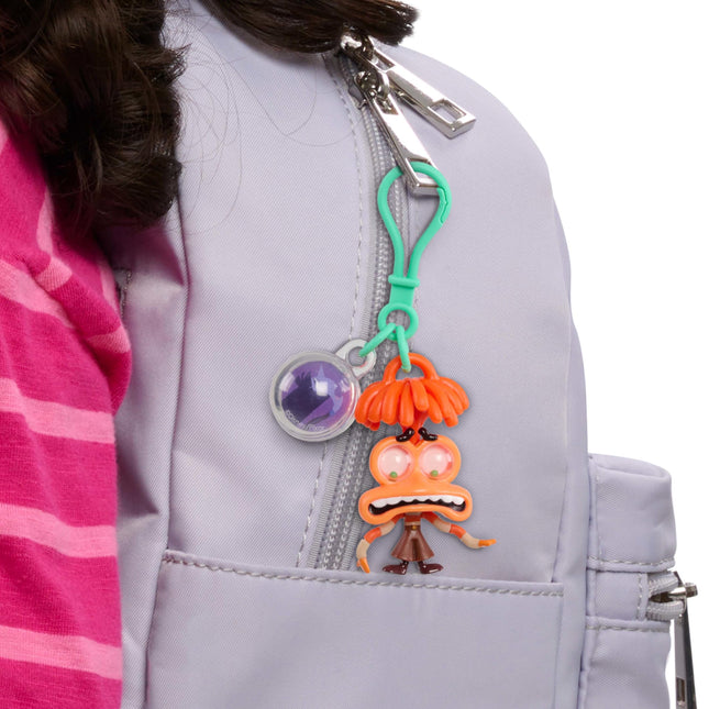 Just Play Inside Out 2 Fidget Figure Keychains - Anxiety, Sadness with Memory Orb - Toys for Ages 3 Up