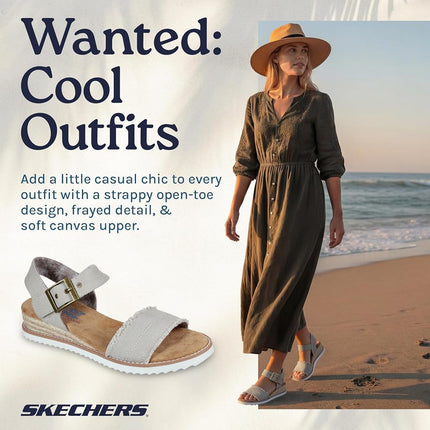 Skechers Women's Desert Kiss Adobe Princess, Taupe, 3 UK
