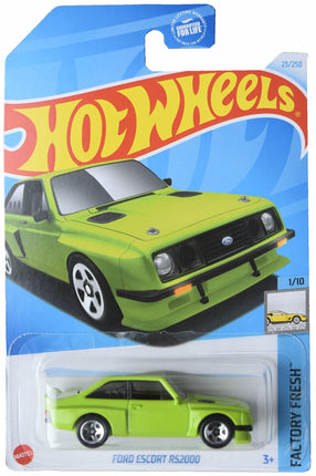 Mattel Hot Wheels Ford Escort RS2000, Factory Fres