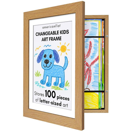 Americanflat Kids Artwork Display Frame Changeable
