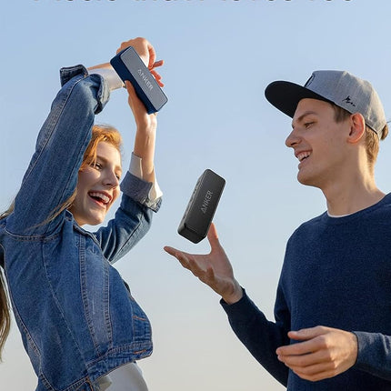 soundcore Anker 2 Portable Bluetooth Speaker, 12W Stereo, Black