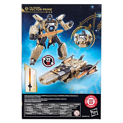Transformers Age of the Primes The Thirteen Vector Prime, Voyager Class 7-Inch Converting Action Figure, Robot Toys for Ages 8+