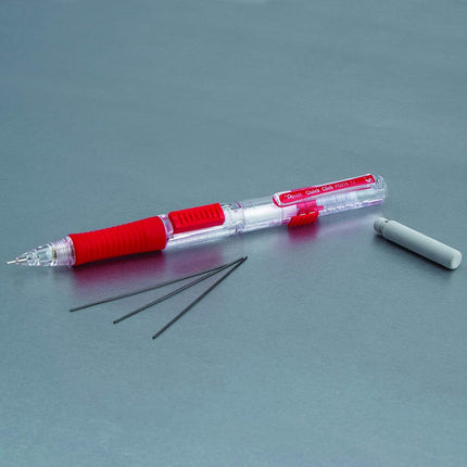 Pentel QUICK CLICK Mechanical Pencil (0.5mm), Red Barrel - PD215B