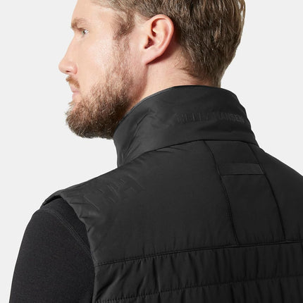 Helly Hansen Mens Crew Insulated Vest 2.0, 4XL, Ebony