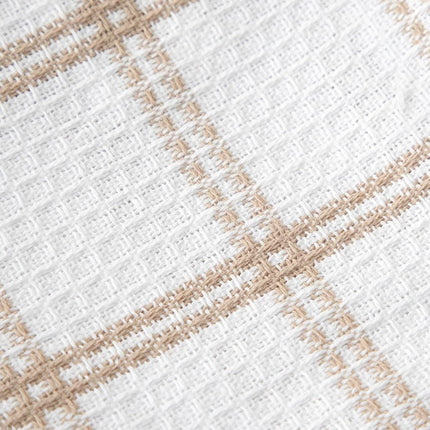 T-FAL Premium Waffle Dish Cloths: Highly Absorbent, Super Soft Long Lasting - 100% Cotton, 12"x13" Towel for Cleaning & Drying, (8-Pack), Sand