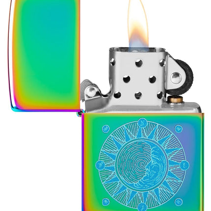 Zippo Sun Design Lighter, Multi col,oured