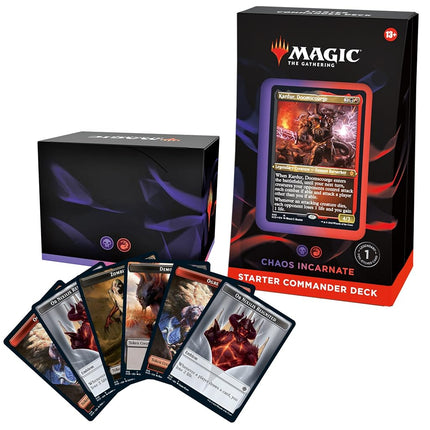 Magic The Gathering The Gathering Starter Commander Deck - Chaos Incarnate (Black-Red)