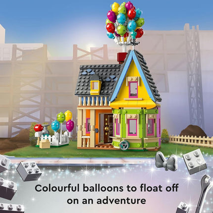 LEGO | Disney and Pixar ‘Up’ House Building Toy for 9+ Year Old Girls and Boys, Set with Balloons, Plus Carl, Russell and Dug Disney Figures, Collectible Kids' Building Toys 43217