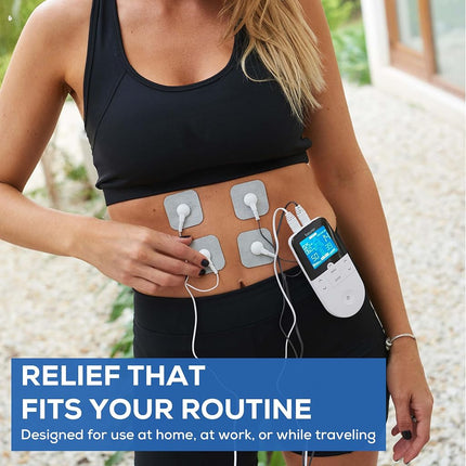 Beurer EM49 PainFree Digital TENS and EMS Machine | Drug-free natural pain relief | 3-in-1 pain relief, rehabilitation and massage | 70 training programmes | 2 channels | 4 self-adhesive electrodes