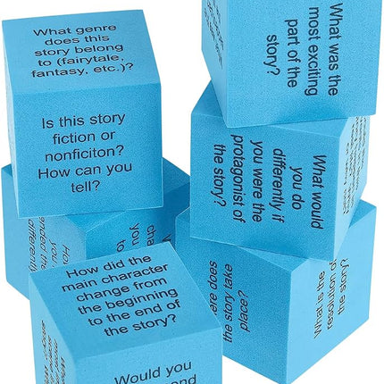 Teacher Created Resources 20634 Foam: Reading Comprehension Cubes