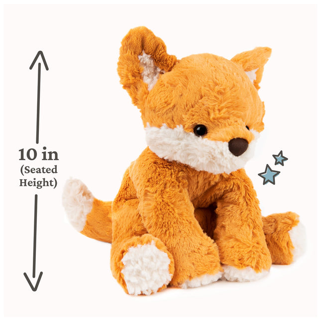GUND Cozys Collection Peluche de zorro de juguete para niños de 1 año en adelante, naranja, 25.4 cm