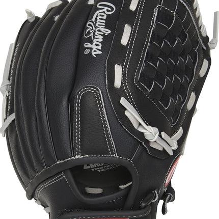 Rawlings | Guante de sóftbol de lanzamiento lento RSB | Lanzador zurdo | 12" - Red tipo cesta