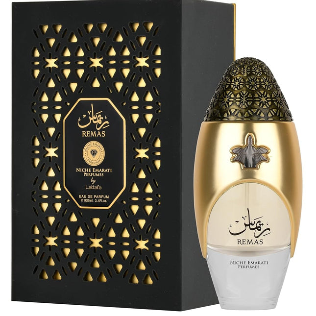 Niche Emarati - Remas by Lattafa for Unisex - 3.4 oz EDP Spray