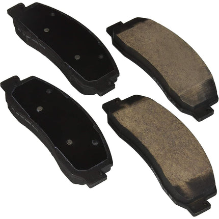 BOSCH BE1069H Blue Semi-Metallic Disc Brake Pad Set With Hardware - Compatible With Select Ford F-250 Super Duty, F-350 Super Duty, F-450 Super Duty; FRONT