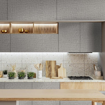 WADILE Grasscloth Peel and Stick Wallpaper
