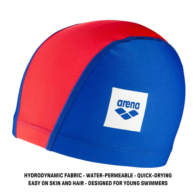 ARENA Unisex-Youth Unix Ii Jr Swim Caps, Blue-red, NS EU