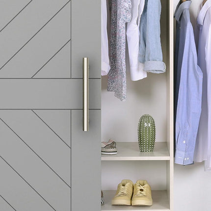 National Hardware N700-101 Interior Sliding Barn Door Hardware Madison Pull, 12 in, Satin Nickel