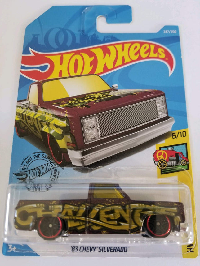 Hot Wheels 2019 Hw Art Cars '83 Chevy Silverado, 2