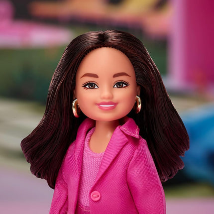 Barbie The Movie Chelsea Collectible 4-Pack Dolls, Includes, Ken, President, Gloria Characters with Removable Outfits, JBH77