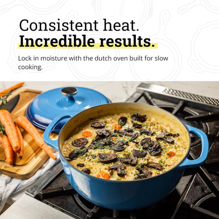 Lodge EC6D33 Color 6-Quart Dutch Oven (Caribbean Blue)