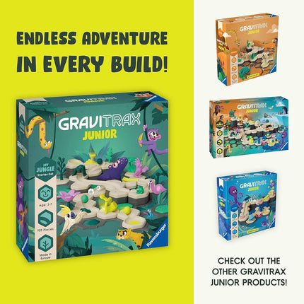 GraviTrax Junior My Jungle Starter Set 100 Pieces STEM Toy for Ages 3+