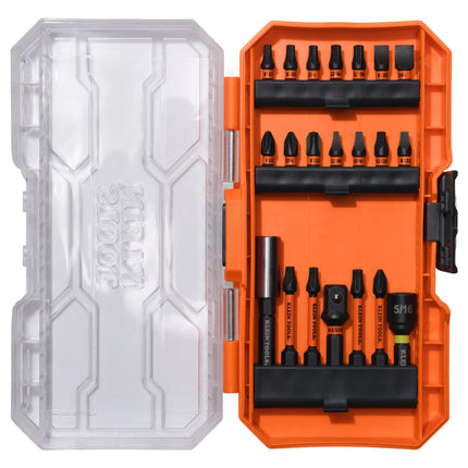 Klein Tools 33801B 21-Piece Impact Driver Bit Set,