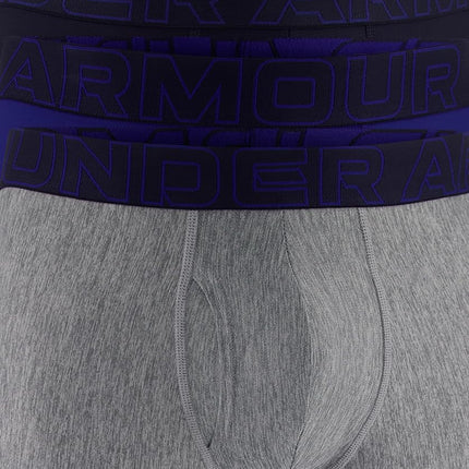 Under Armour Men's Tech 6-inch Boxerjock 2-Pack Boxer Briefs, Royal Solid-Core Pack of 3, XXL