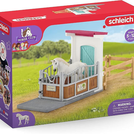 Schleich Horse Club - 21Pc Horse Stall Extension Playset - Kids 5+ | 42569