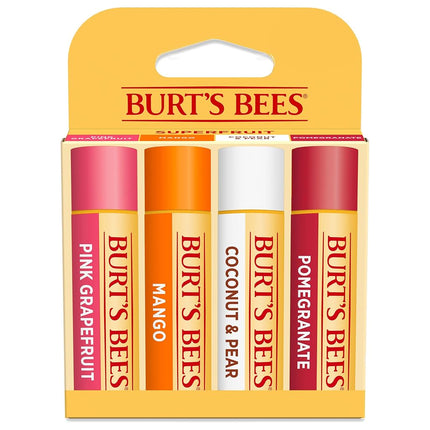 Burt's bees 2578 100% natural lips balm, 4 pieces