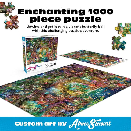 Buffalo Games - Aimee Stewart - The Butterfly Ball - 1000 Piece Jigsaw Puzzle for Adults Challenging Puzzle Perfect for Game Nights - Finished Size 26.75 x 19.75
