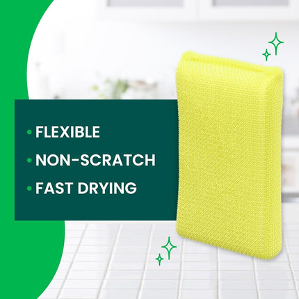 Scotch-Brite Dobie Cleaning Pads, Ideal for Dishwashing, Kitchen, Bathroom and More, Scours Without Scratching, 24 Pads