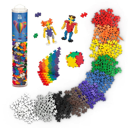 PLUS PLUS – Mini Maker Tube – 240 Piece Basic Colo