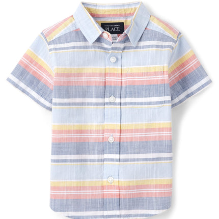 The Children's Place Boys' and Toddler Short Sleev
