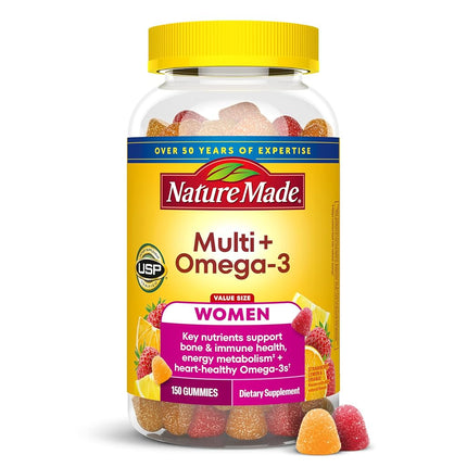 Nature Made Women's Multivitamin + Omega-3 Gummies