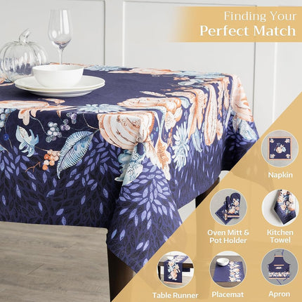 Maison d' Hermine Table Cloth Rectangle Table Reusable 100% Cotton 70"x120"