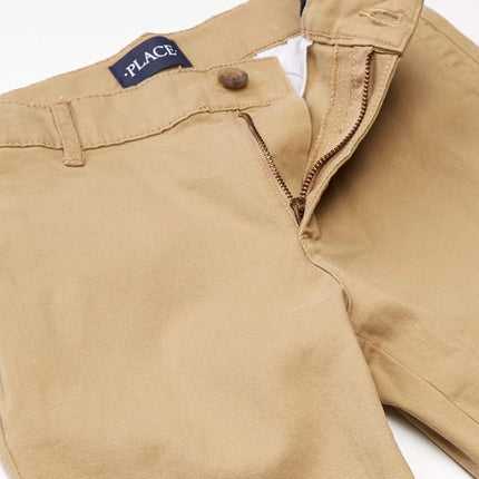 The Children's Place Pantalones Chino Elásticos para Niño, Lino Sencillo, 8H