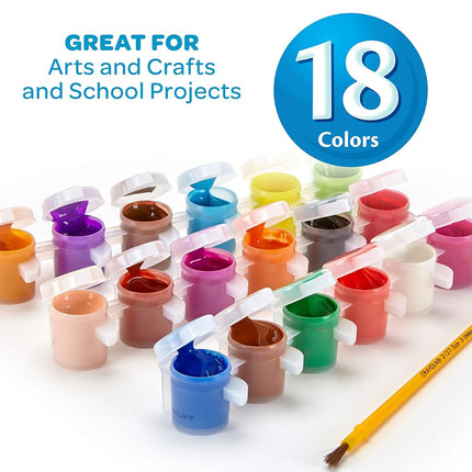 CRAYOLA 18ct Washable Kids Paint Pots