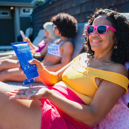 AQUA GUARD Pre-Swim Hair Defense | No More Swim Hair | Prevents Chlorine Damage + Softens Hair While Swimming | Made in California | Color Safe, Leaves Hair Smelling Great | 5.3 oz