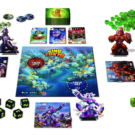 IELLO | King of Tokyo Game (2016 Edition) | Board Game | Ages 8+ | 2-6 Players | 30 Minutes Playing Time