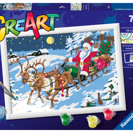 Ravensburger CreArt The Night Before Christmas Numbers for Children - Painting Arts and Crafts Kits for Age 7 Years Up