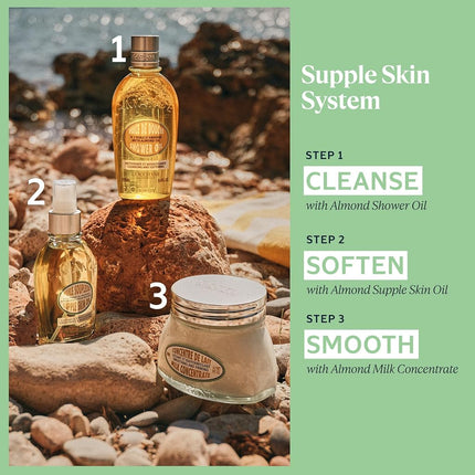 L'OCCITANE Almond Milk Concentrate: 48 Hour Hydration*, Smooth, Visibly Firm Skin, Delicious Scent, With Almond Oil, Soften Skin, Moisturizer, 6.9 Oz