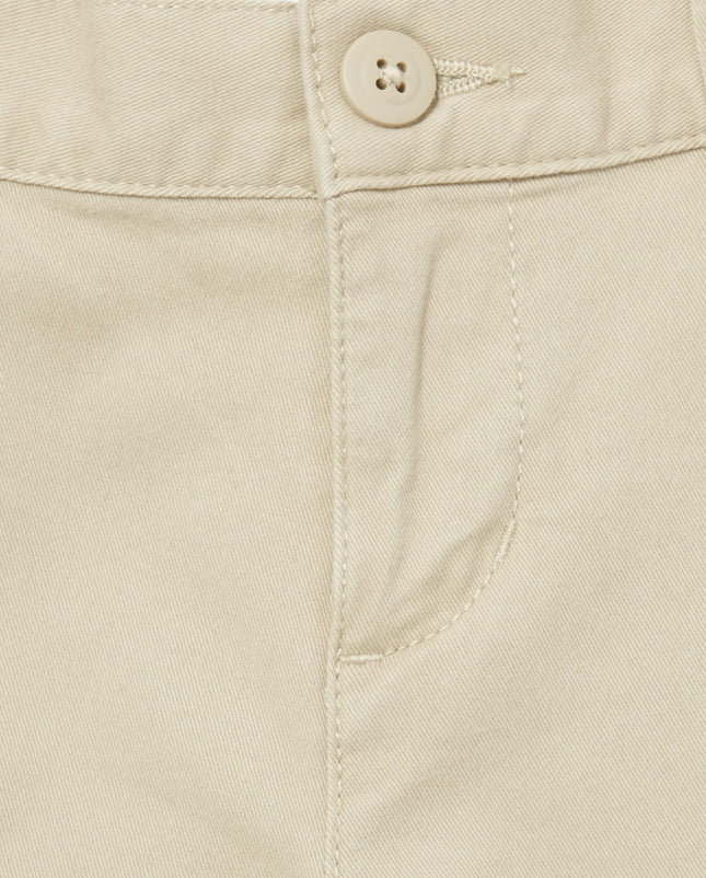 The Children's Place Pantalones Cortos Chino para Niñas, Paquete de 2, Bisquit/Negro, 6-7 Delgados