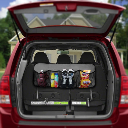 FH Group FH1122GRAY E-Z Travel™ Multi-Pocket Storage Collapsible Gray Car Trunk Organizer (Easy Carry Perfect for Garage or Grocery Store, 1 Pack)